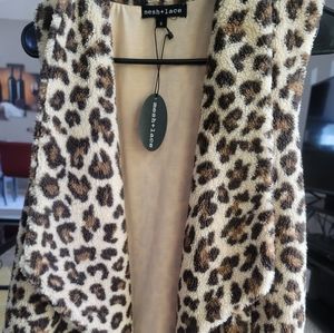 cheetah vest